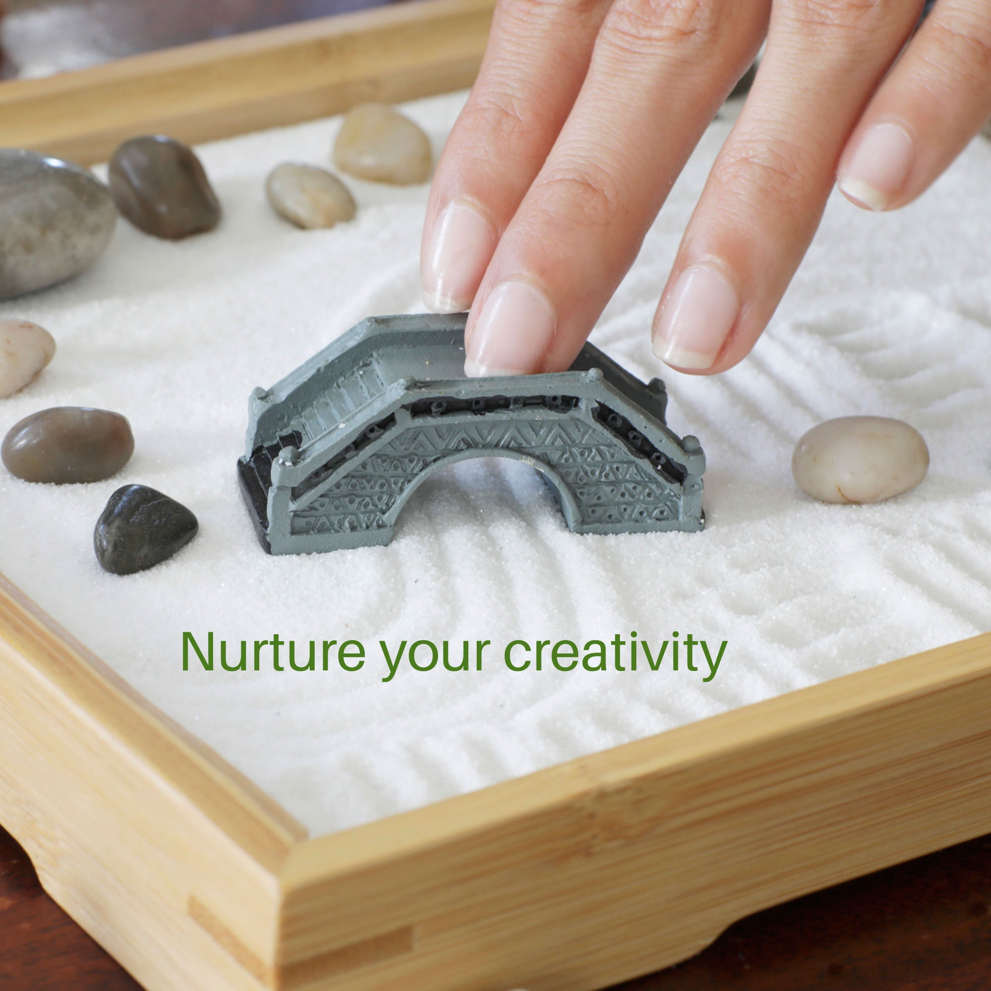 Zen Garden for Desk Sand Tray Therapy Kit